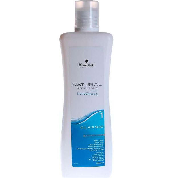 Schwarzkopf Natural Styling 1 płyn do trwałej ondulacji, włosy naturalne i farbowane1000 ml