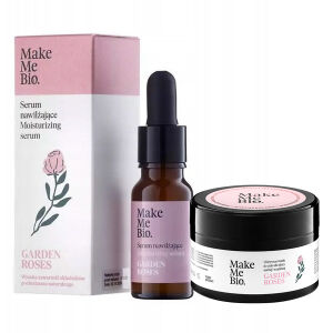 Make Me Bio Garden Roses serum nawilżające do twarzy 15ml + Masło do ciała Gratis