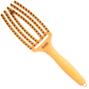 Olivia Garden FingerBrush Medium Juicy Orange, Szczotka do rozczesywania włosów z włosiem dzika