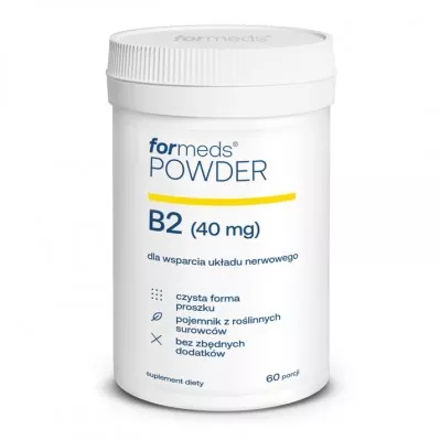 Suplement diety ForMeds POWDER B2 Witamina RYBOFLAWINA 60 porcji proszek