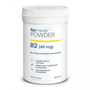 Suplement diety ForMeds POWDER B2 Witamina RYBOFLAWINA 60 porcji proszek