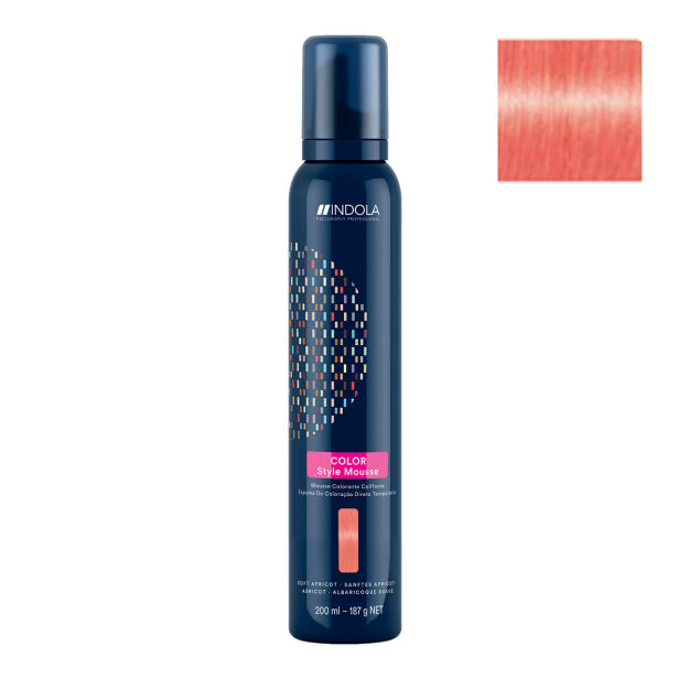 Pianka koloryzująca INDOLA Color Style Mousse Miękko Morelowa 200ml