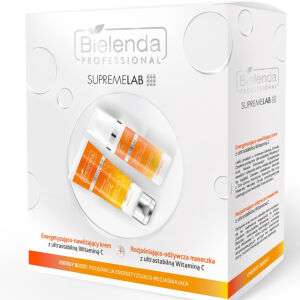 Bielenda Professional Supremelab Energy Boost Zestaw kosmetyków z ultrastabilną Witaminą C, Krem + Maseczka