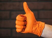 Rękawice nitrylowe MedaSEPT Pro Max Grip TECH GLOVES LINE L, Mocne rękawiczki, 50 par - 3