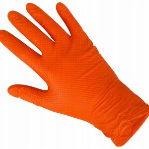 Rękawice nitrylowe MedaSEPT Pro Max Grip TECH GLOVES LINE L, Mocne rękawiczki, 50 par