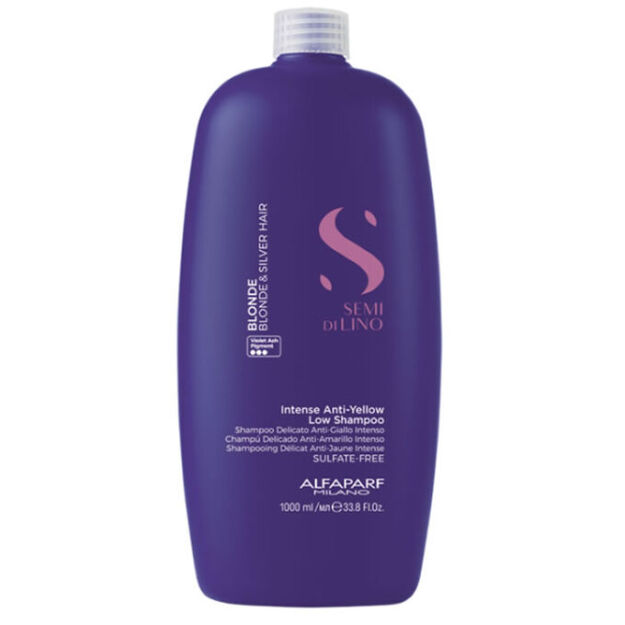 Alfaparf Semi di Lino Blonde Anti-Yellow szampon do włosów blond i siwych 1000ml