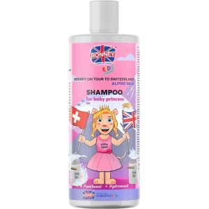 Ronney Kids On Tour To Switzerland Szampon dla dzieci Alpejskie Mleko, 300 ml