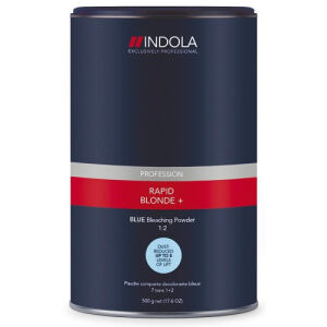 Indola Profession Rapid Blond+ BLUE Bleaching Powder niebieski rozjaśniacz 450g, 8 tonów
