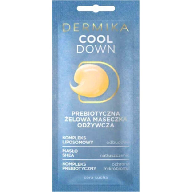 Dermika Maseczki Piękności, Cool Down Kremowa Maseczka Odżywcza 10ml