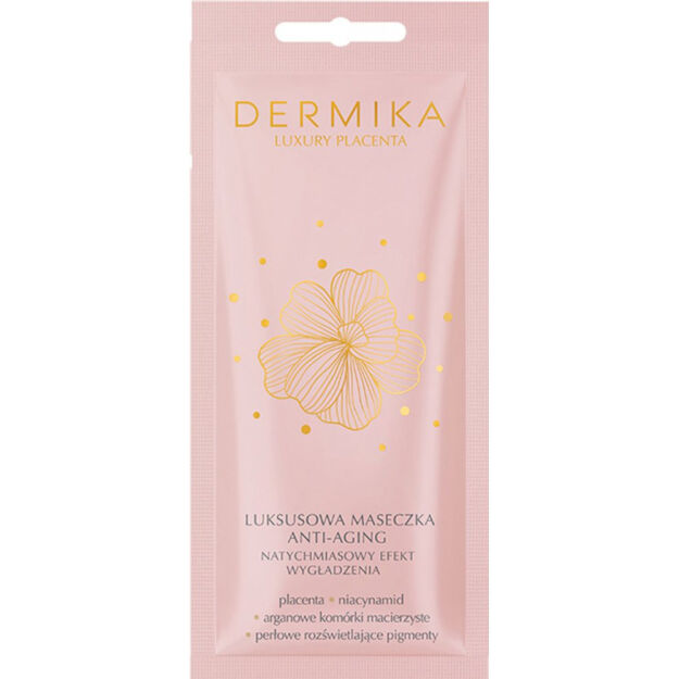 Dermika Maseczki Piękności, Luxury Placenta Kremowa Maseczka anti-aging 10ml