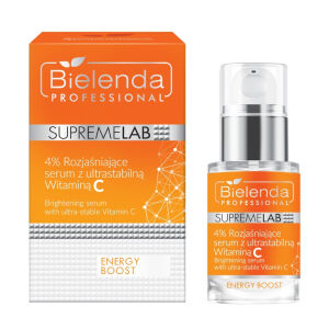 Bielenda Professional, SupremeLab, Energy Boost, Rozjaśniające serum z ultrastabilną witaminą C, 15 ml