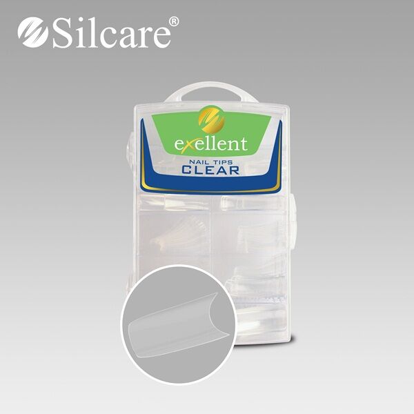 Silcare Tipsy EXELLENT Clear 100 szt.