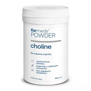 Suplement diety ForMeds POWDER CHOLINE, Cholina proszek 60 porcji