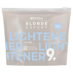 Indola Blonde Expert Lightener, rozjaśniacz bezpyłowy, Niebieski 9+, 450g