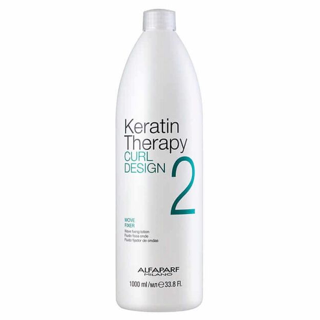 Alfaparf Keratin Therapy Curl Design 2 Fluid neutralizujący utrwalacz do trwałej ondulacji 1000ml