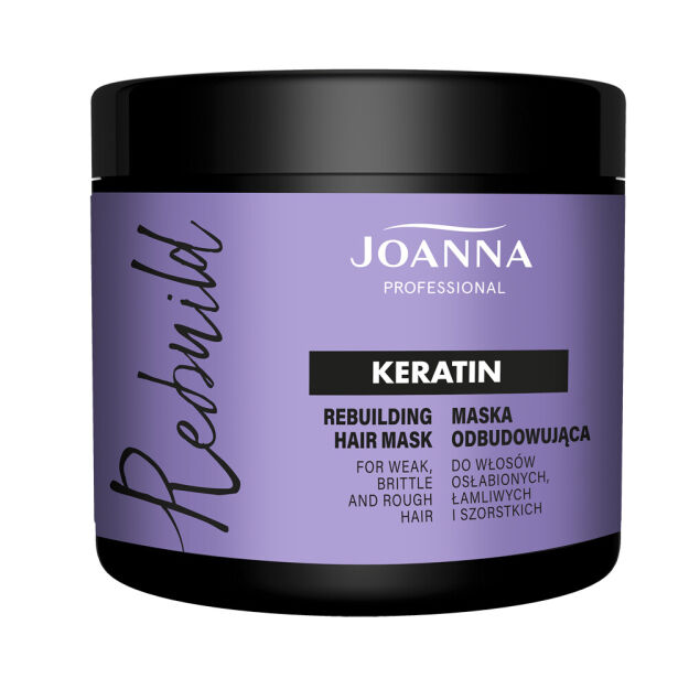 Joanna Maska odbudowująca włosy z keratyną 500ml