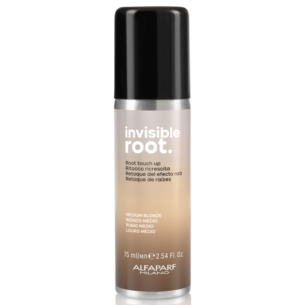 Alfaparf INVISIBLE ROOT Touch Up korektor do retuszu odrostów średni blond spray 75ml