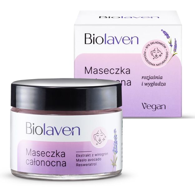 BIOLAVEN Maseczka całonocna do twarzy 45ml