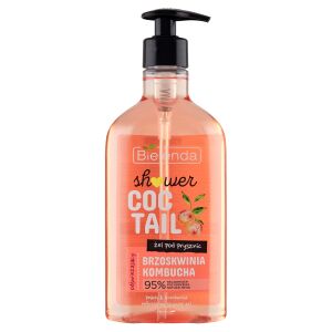 Bielenda Shower Coctail, żel pod prysznic Brzoskwinia Kombucha, 400ml