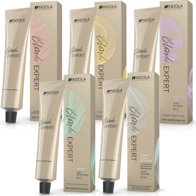 Indola Blonde Expert Highlight, Ultra Blonde+ Blend, Pastel farba do włosów 60ml