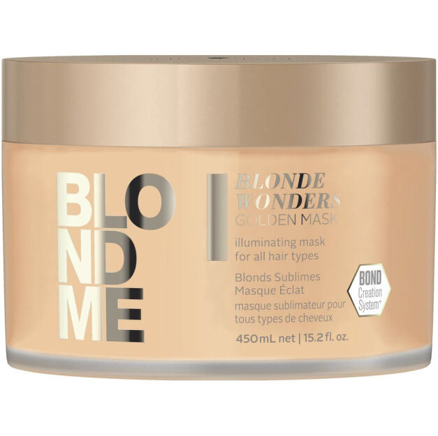 Schwarzkopf BlondMe Blonde Wonders złota maska pielęgnująca do włosów blond 450ml