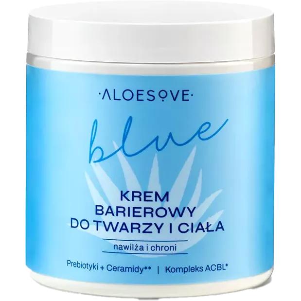 Sylveco Aloesove BLUE Krem barierowy do twarzy i ciała, nawilżający 250ml