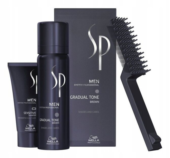 WELLA SP MEN GRADUAL TONE odsiwiacz brązowy, 60+30ml