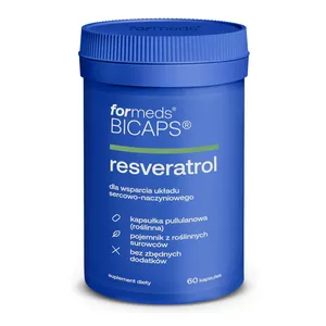 Suplement diety ForMeds Bicaps RESVERATROL resweratrol 60 kapsułek