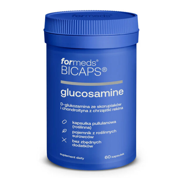 Suplement diety ForMeds Bicaps Glucosamine, 60 kapsułek