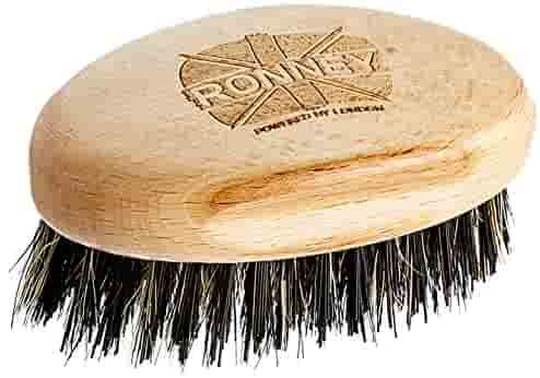 Ronney Wooden Beard Brush drewniana szczotka do brody z naturalnego włosia