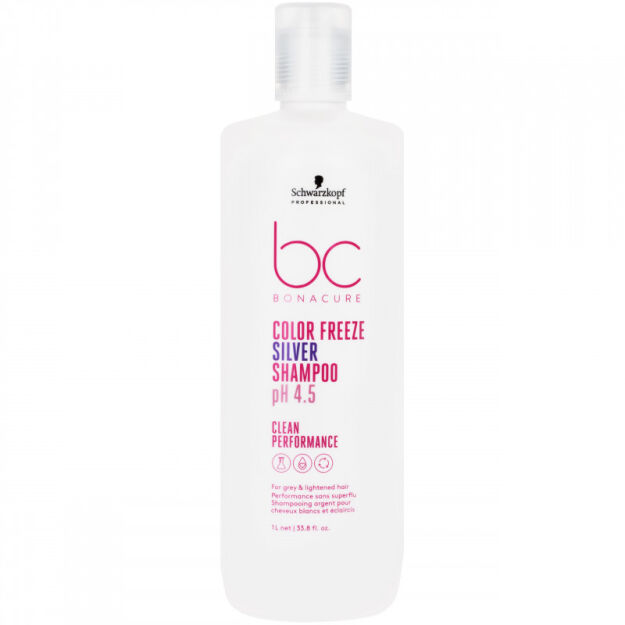 Schwarzkopf BC Color Freeze szampon Silver do włosów farbowanych chłodnych odcieni blond 1000ml