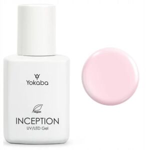 Yokaba INCEPTION UV/LED GEL 06 Pink Lotus Żel podkładowy, budujący do paznokci, wegański, 30ml