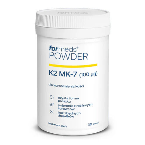 Suplement diety ForMeds POWDER K2 MK-7 proszek 30 porcji