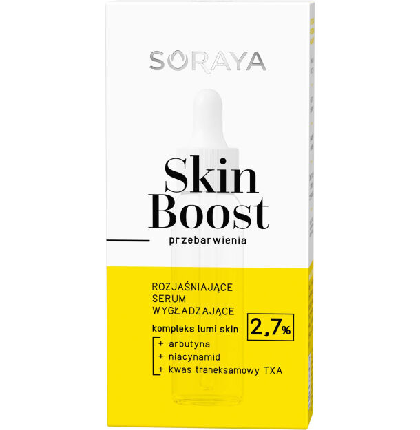 Soraya SKIN BOOST rozjaśniające serum wygładzające 30 ml