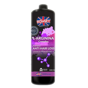 RONNEY Professional Shampoo L-Arginina Complex Anti Hair Loss Therapy, Szampon przeciw wypadaniu włosów 1000ml