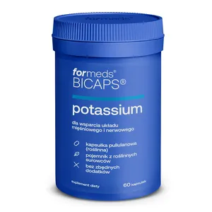 Suplement diety ForMeds Bicaps Potassium, cytrynian potasu kapsułki 60 szt.