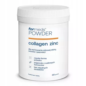 Suplement diety ForMeds Powder Collagen Zinc Kolagen Cynk Proszek 60 porcji