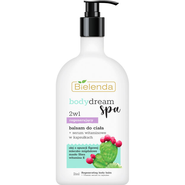 Bielenda Regenerujący balsam do ciała + Serum witaminowe w kapsułkach 2w1 350 ml