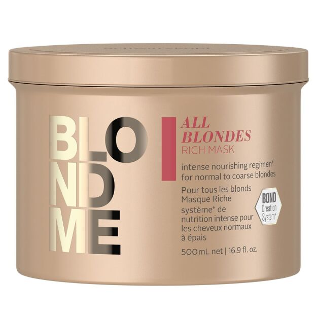 Schwarzkopf BlondMe Bogata maska do włosów blond 500ml