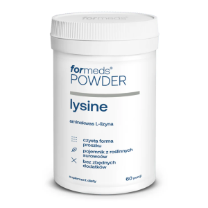 Suplement diety ForMeds POWDER lysine L-lizyna proszek 60 porcji