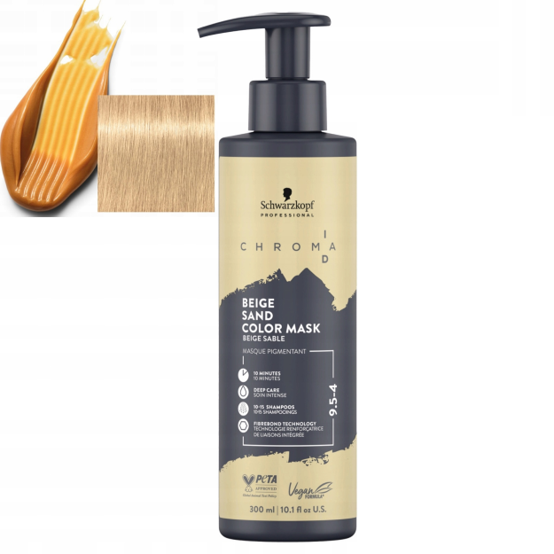 Schwarzkopf Professional Chroma ID Maska do włosów koloryzująca 9,5-4 Beżowa 300ml