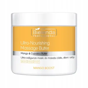 Bielenda Professional Mango Boost masło Ultra-odżywcze do masażu ciała, dłoni, stóp 500ml