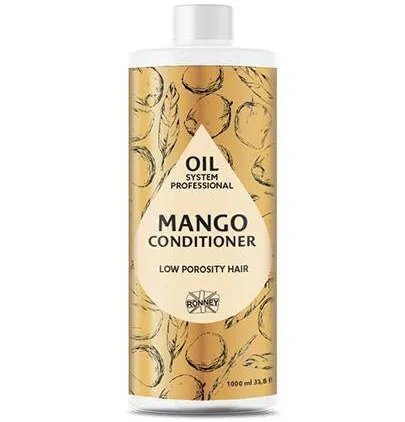 Ronney Professional Oil System Low Porosity Hair Odżywka Do Włosów Niskoporowatych Mango 1000ml