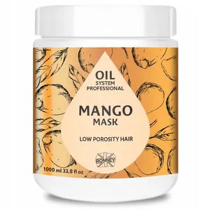 Ronney Professional Oil System Low Porosity Hair Maska Do Włosów Niskoporowatych Mango 1000ml