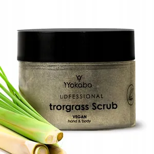 Yokaba Lemongrass Scrub Vegan Profesjonalny peeling do rąk, ciała z trawą cytrynową, wegański 200g