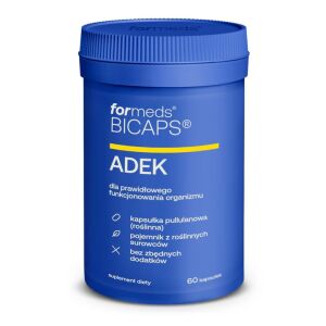 ForMeds BICAPS ADEK Kompleks Witamina A D3 E K2 60 kapsułek