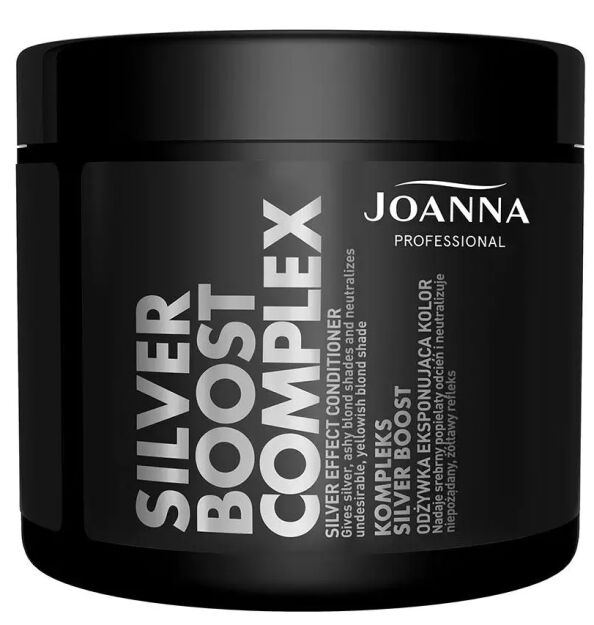 Joanna Professional Silver Boost Complex Odżywka do włosów farbowanych eksponująca kolor srebrny 500g