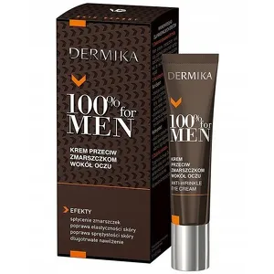 Dermika 100% for Men Eye Cream krem przeciw zmarszczkom wokół oczu dla mężczyzn 15 ml