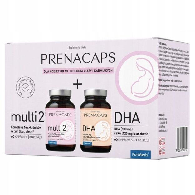 Suplement diety Formeds Prenacaps Multi 2 + DHA 120 kapsułek