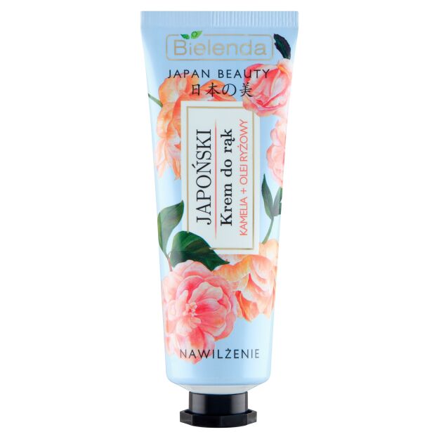 Bielenda Japan Beauty Japoński krem do rąk Kamelia + Olejek ryżowy 50ml